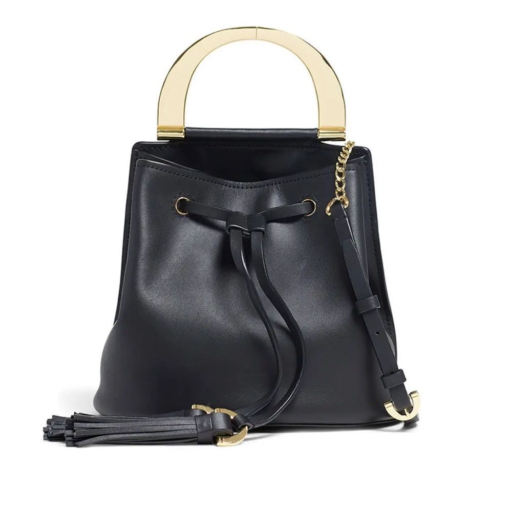ZAC Zac Posen Handbag Biba Buckle Soft Bucket Crossbody